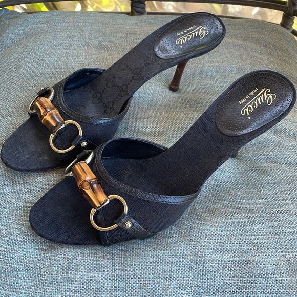 Gucci black bamboo heels - Picture 12 of 16